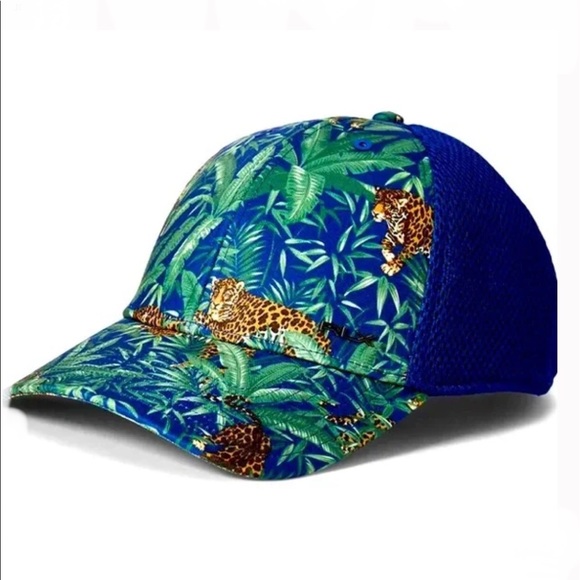 RALPH LAUREN RLX Jungle Print Flex Fit Golf Hat - Picture 1 of 8